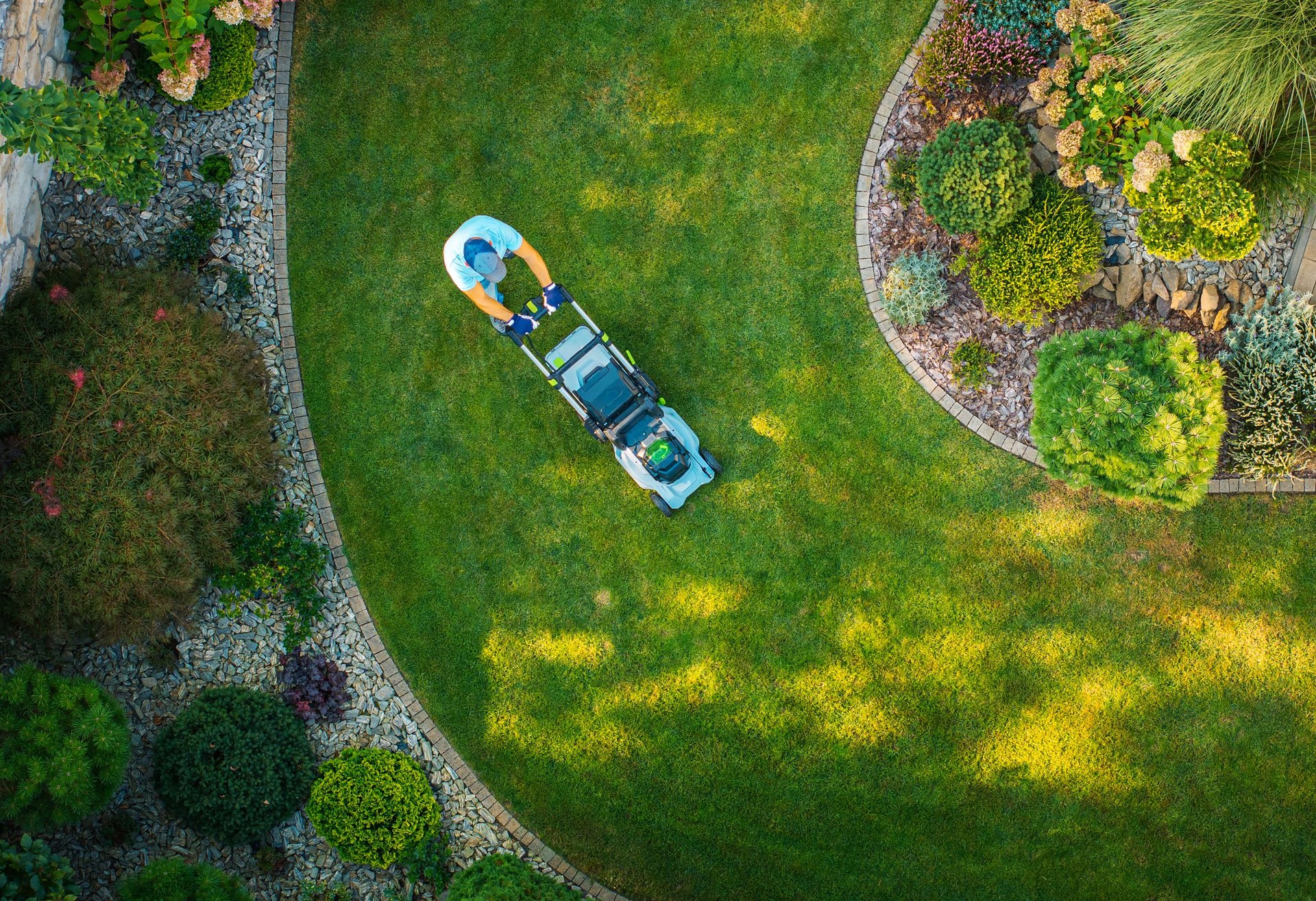 Giardino curato professionalmente